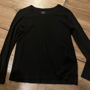 Long sleeve black top